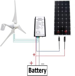 ECO-WORTHY 12V 560W Wind Mono Solar Kit 2 Img