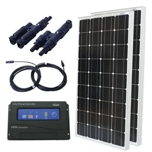 Komaes 200 Watts 12 Volts Monocrystalline Solar Starter Kit Img