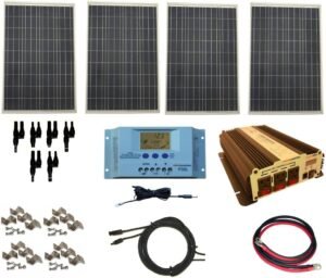 Windy Nation Complete 400 Watt Solar Panel Kit Img